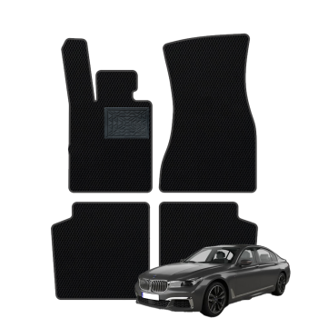 BMW 7 serija (G12) 2015–2022 polimeriniai EVA kilimėliai