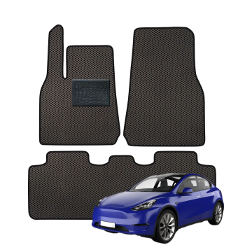 Tesla Model Y 2020-2024 polimeriniai EVA kilimėliai